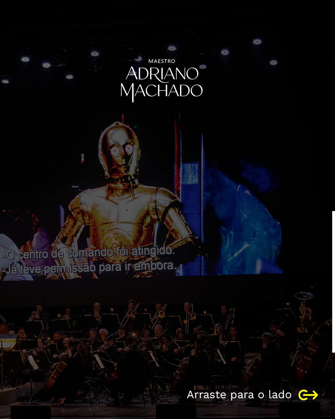 Arte 4 do carrossel Star Wars in Concert